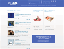 Tablet Screenshot of intecal.com